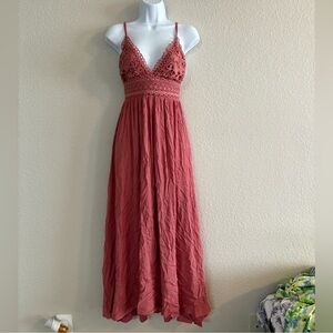 Windsor Pink Sleeveless Maxi Sundress